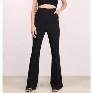 Black Tobi high waisted bell bottoms